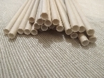 Papierové slamky natur, dĺžka 19,6cm (25ks) - vysoká kvalita AKCIA