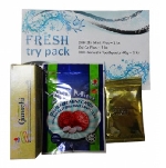 Balíček Fresh Try Pack  (cukríky Zhi Mint Plus, cukríky Zhi Ca Plus, malá zubná pasta Ganozhi)