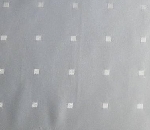 Obrus teflónový biely, rozmer 120x120cm - kockový vzor (1ks) AKCIA
